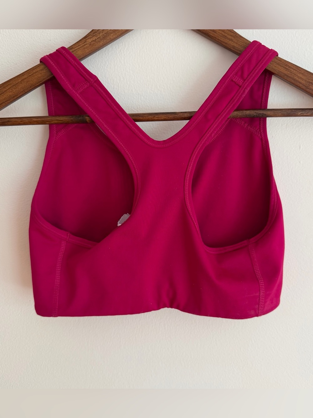Nike Dri-FIT Pro Classic Sports Bra Magenta Pink Coral Swoosh Racerback Medium M - Picture 3 of 7